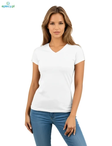 eplecy eplecypl koszulka prostujaca korektor postawy na garbienie i proste plecy on damska dla niej przodem przód biała